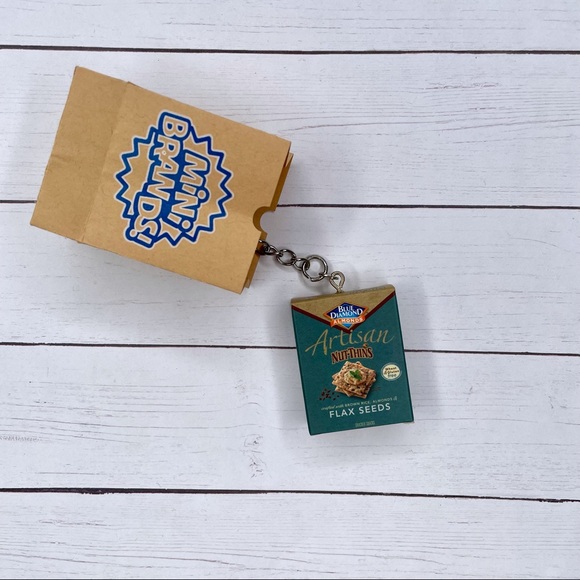 Artisan Nut-Thin Keychain | Handmade | Mini Brands | Quirky | Fun | NWOT - Picture 7 of 15